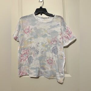 We The Free Printed Clarity Combo Tee Sz XS